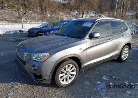 2016 BMW X3 xDrive28I из США, поврежденный, VIN 5UXWX9C59G0D85619